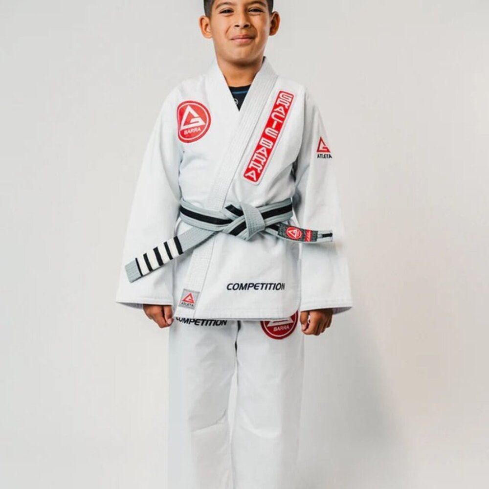AtletaGB V4 Youth Kimono - White Comp Legal - Y5